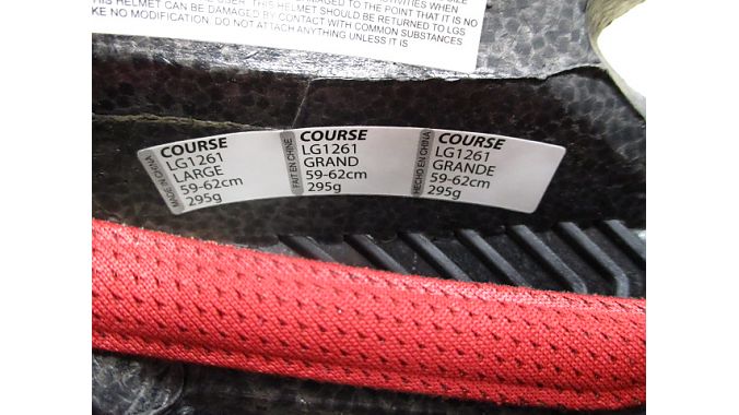 Sticker with model number LG1261 Sticker with model number LG1261